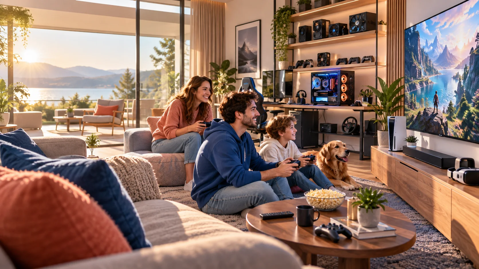 Consumer Electronics und Gaming in einem modernen Zuhause